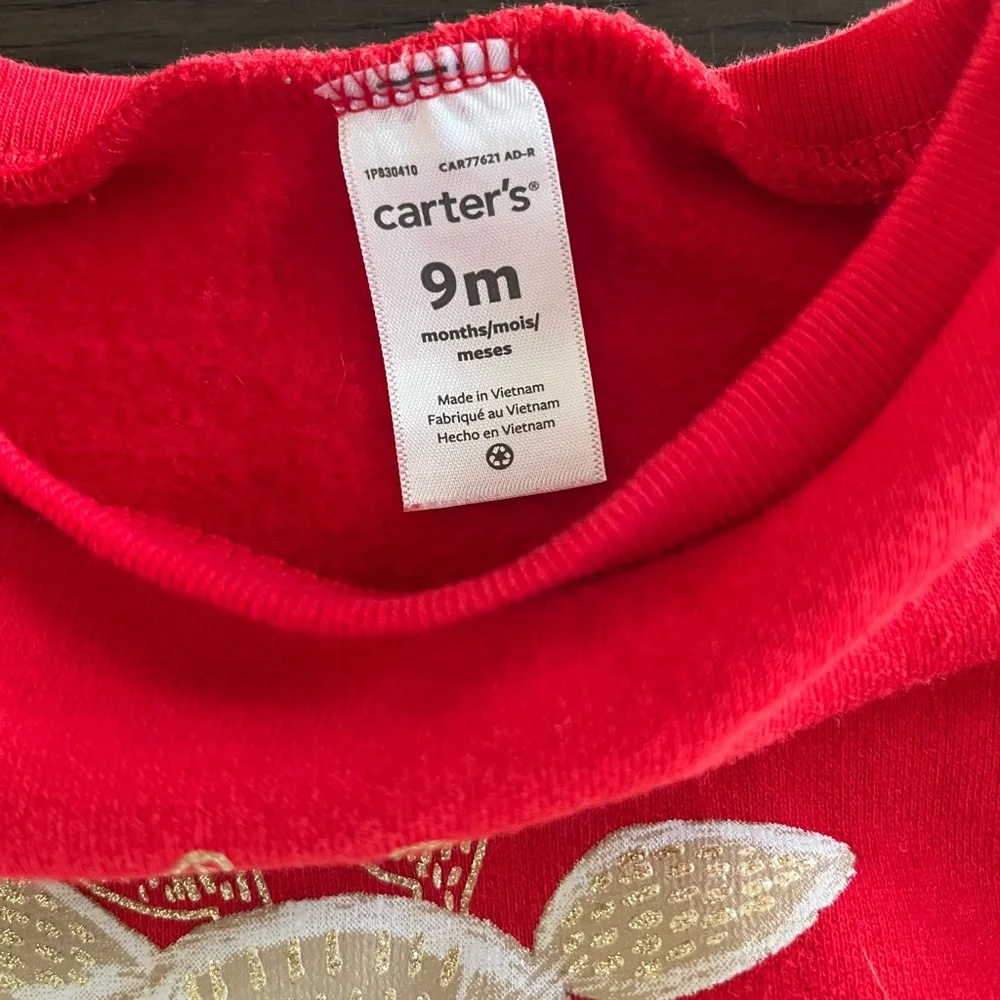 Baby Reindeer Sweater & Pants Outfit (9M)